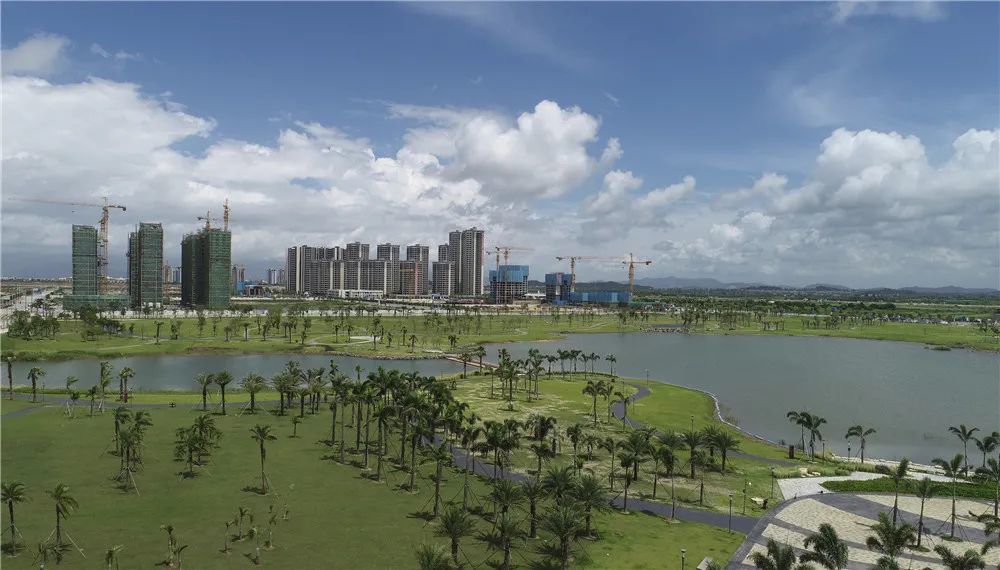 平沙新城建设日新月异_腾讯新闻