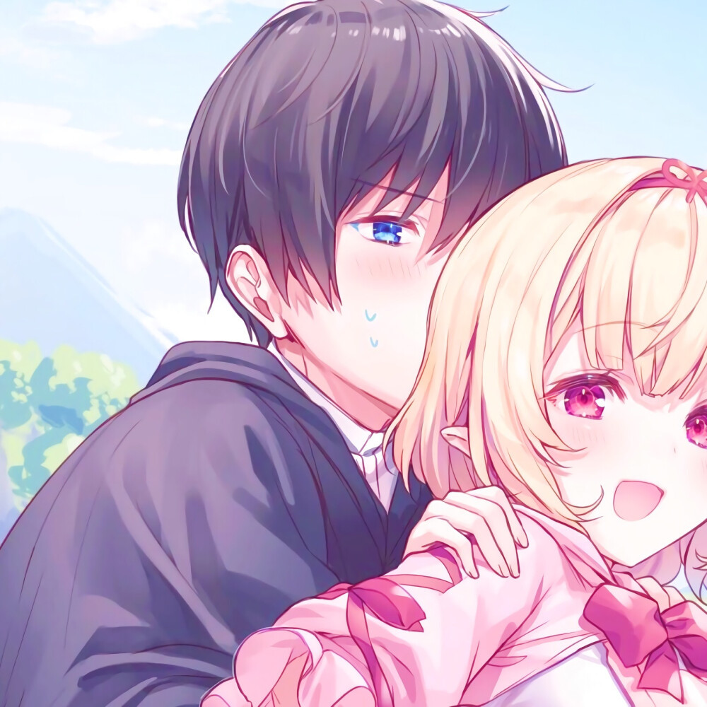 干净治愈cp情头心有山海静而无边