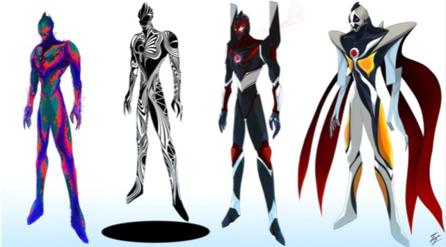 Eva使徒奥特曼化 鸟天使与一拳波罗斯撞脸 渚薰形态有些伤眼睛 Eva 新 奥特曼 渚薰 波罗斯 使徒 天使