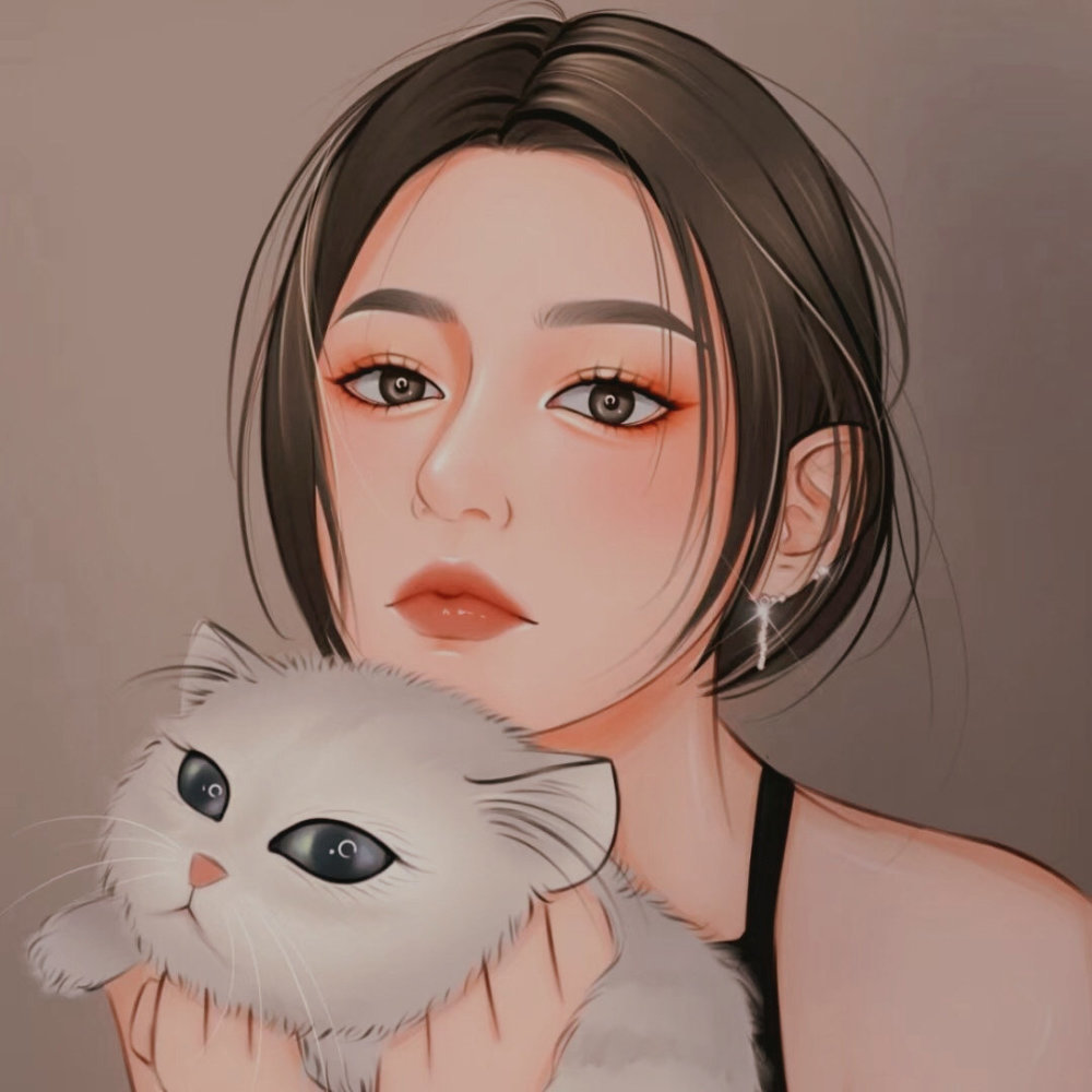 超级好看的手绘女生头像哇