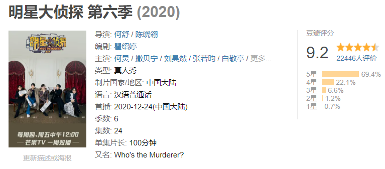 第六季完美收官 明侦系列重回巅峰 腾讯新闻