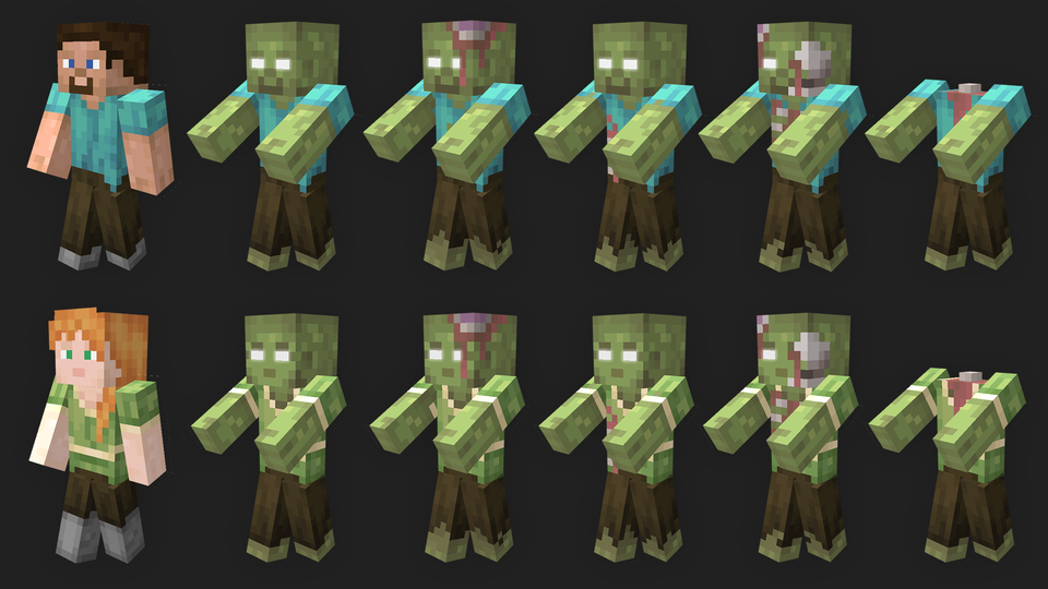 图个轻松|假如 minecraft 的僵尸拥有进化系统