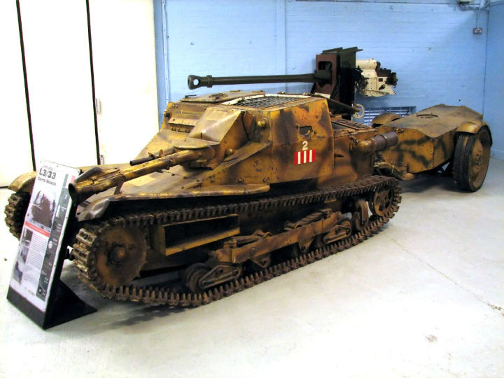 二战中的"装甲婴儿车—意大利cv.33坦克_腾讯新闻