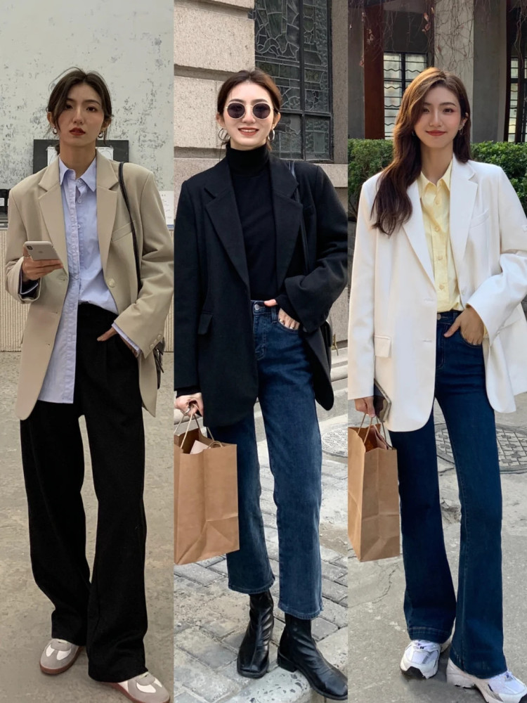 西装外套穿搭分享休闲时尚又高级百搭可打造多种风格还好搭配