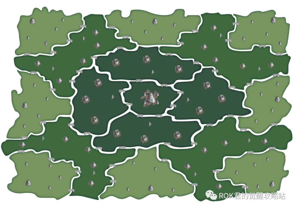 kvk1-kvk2地图(失落大陆)大乱斗kvk3地图(光影交织)4vs4kvk4征服赛 