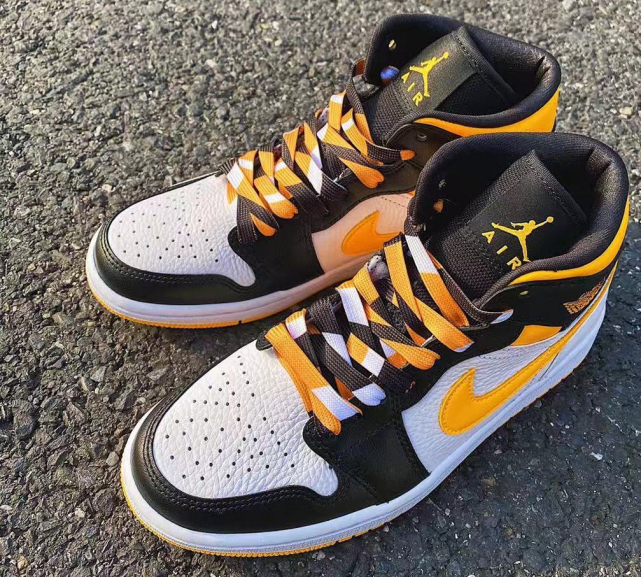 air jordan1mid黑黄|dunk|配色|aj1|高帮|airjordan1