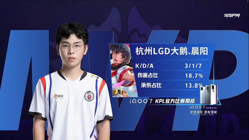 KPL：杭州LGD大鹅 2-0 战胜重庆QGhappy！