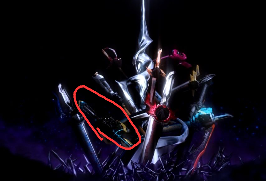 假面骑士圣刃最后的圣剑骑士登场手拿三叉戟形象无比狰狞宛如怪人