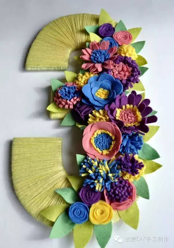 春天必做创意手工7款墙饰花教程把春意带进家