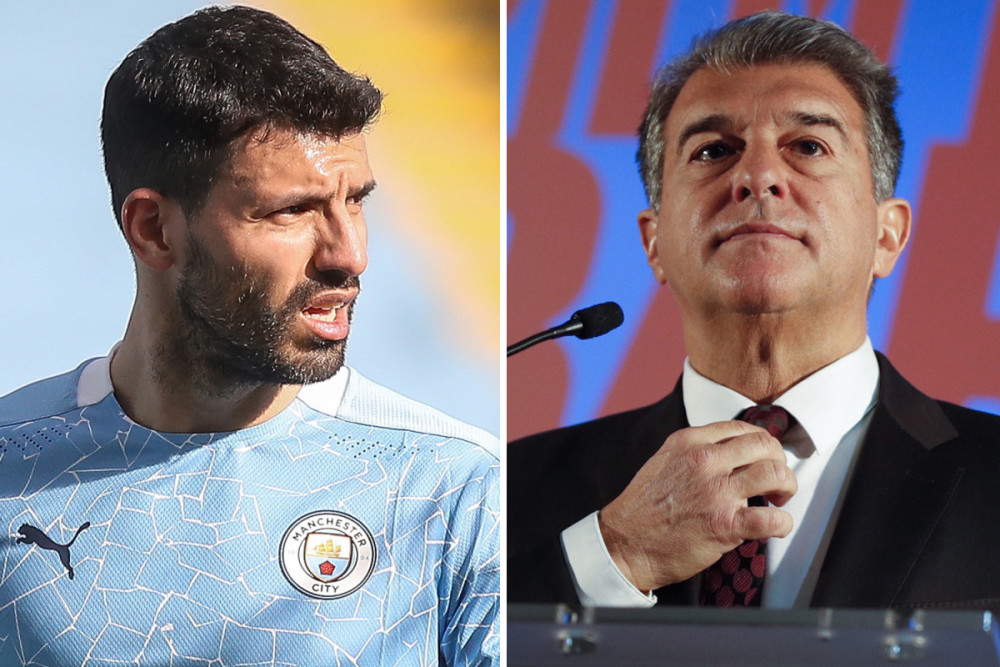 为梅西而来曝曼城巨星与拉波尔塔达协议自由身加盟巴萨签约2年