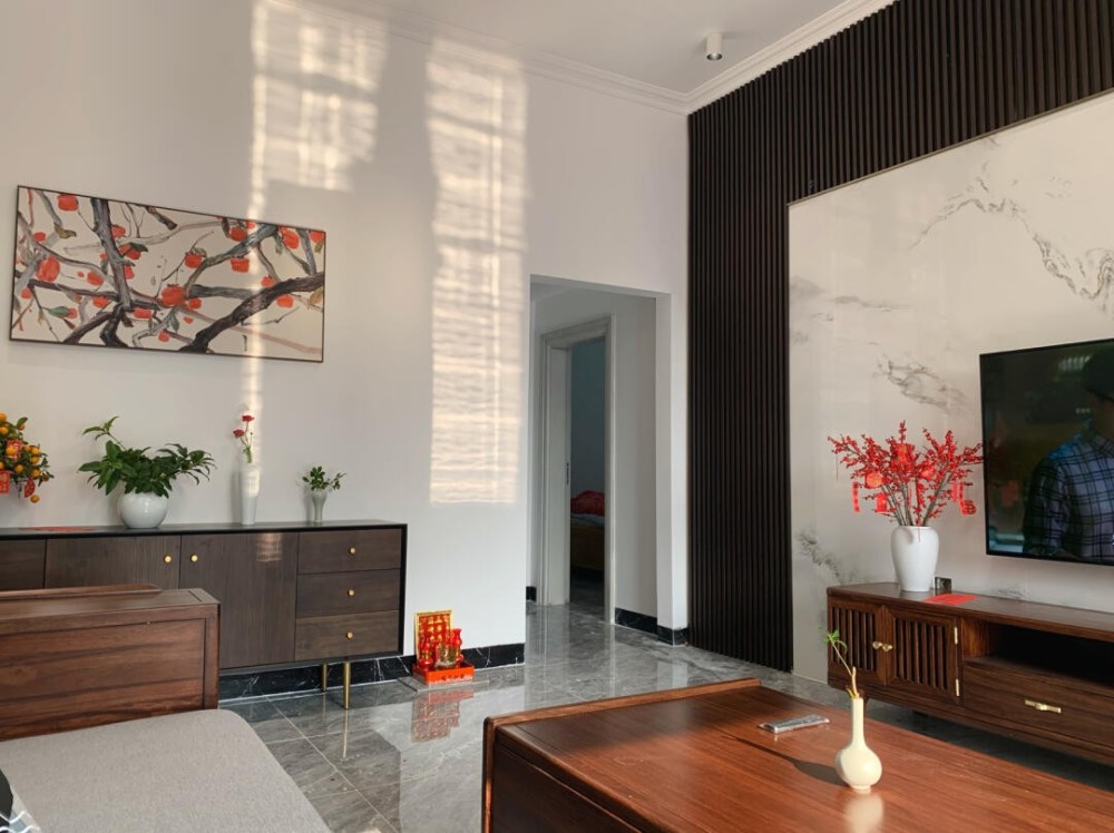 80后夫妻改造农村自建房,糅合传统和现代元素,低成本装出豪宅味_腾讯