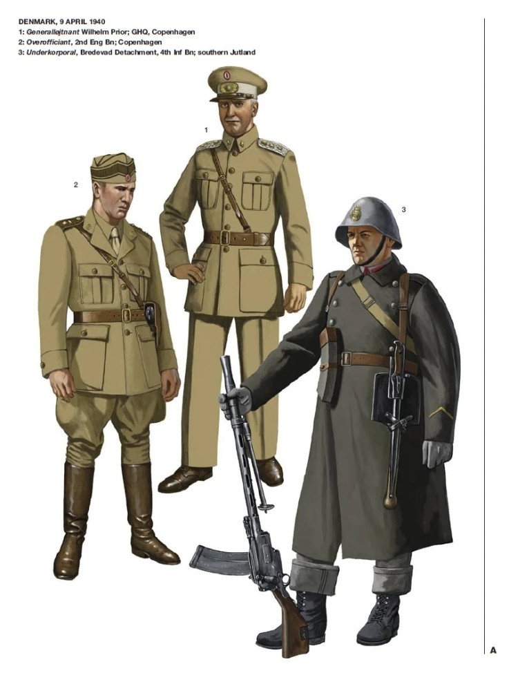 二战丹麦挪威荷兰比利时的军队被德军闪电战几天打败