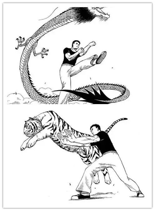 学会龙虎劲,打人不费劲