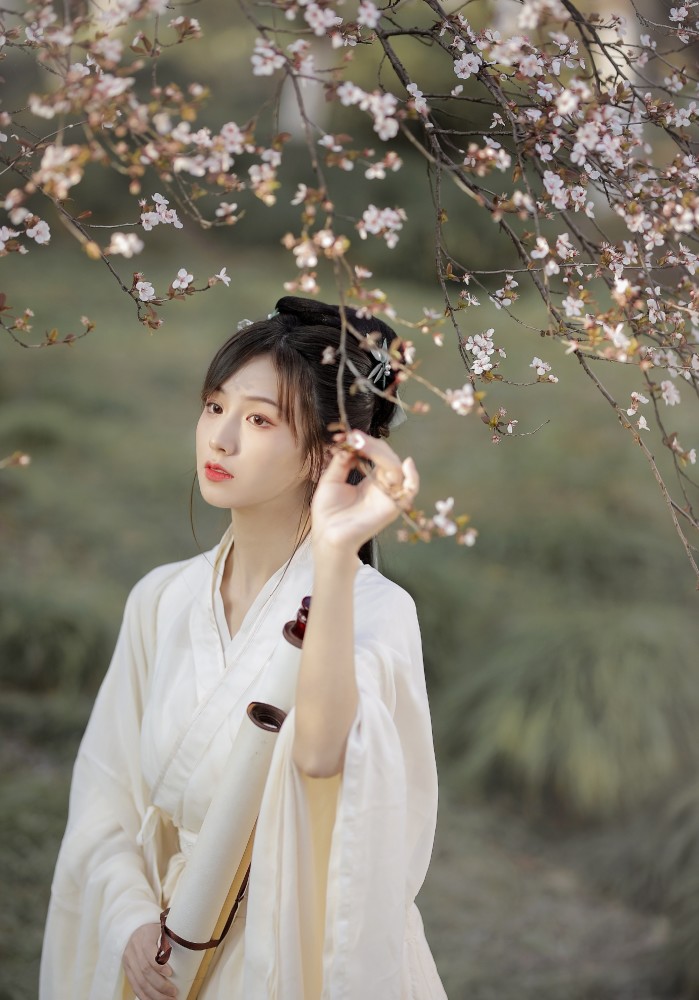 汉服桃花素挽正片