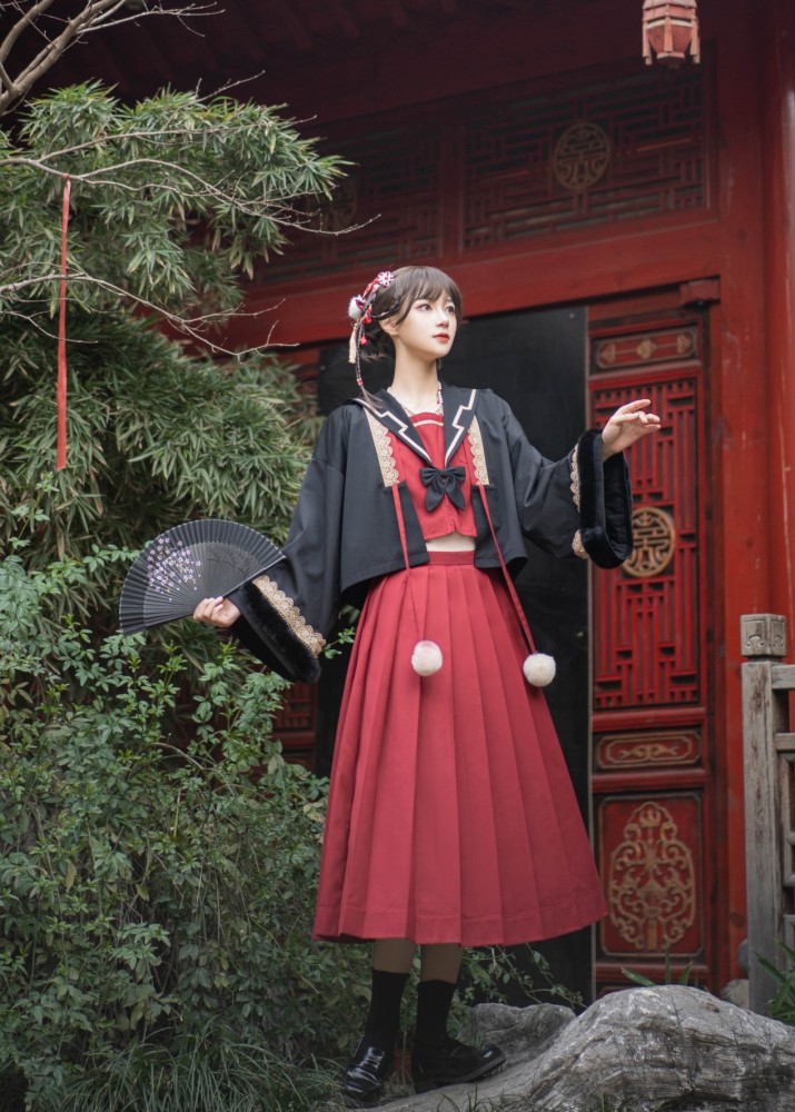 jk少女,国风jk你喜欢么?_腾讯新闻