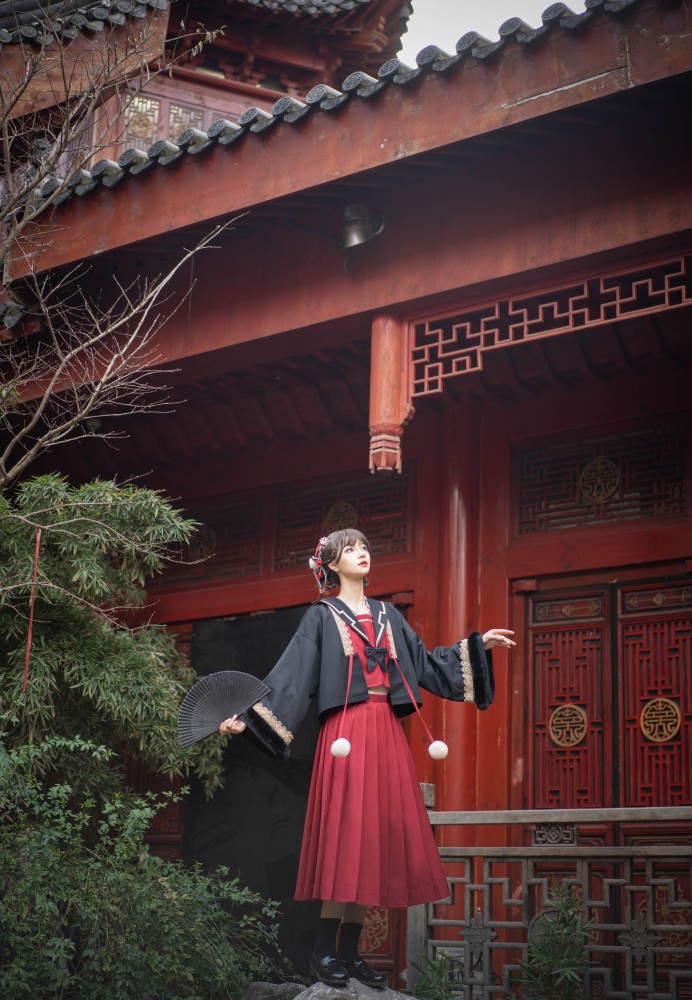 jk少女,国风jk你喜欢么?_腾讯新闻