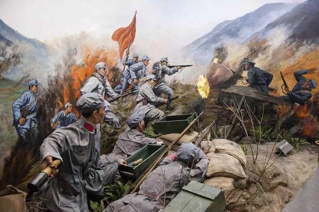 红军战士战斗还原图原来,随着根据地不断壮大,平北分区正式成立,但在