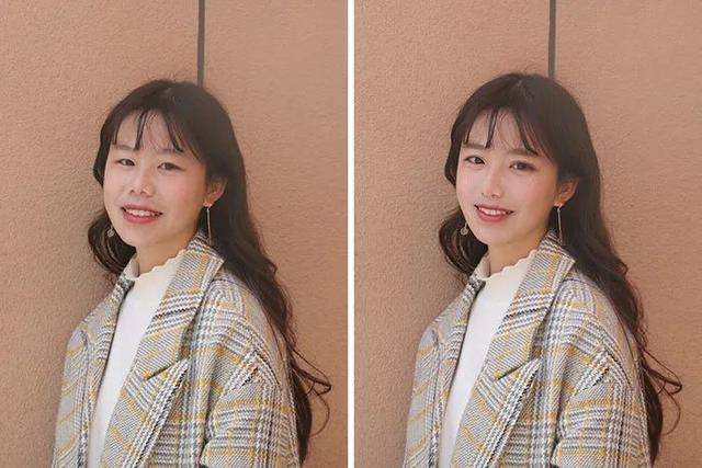 大学生修图前后对比图走红网友女人狠起来连自己都骗