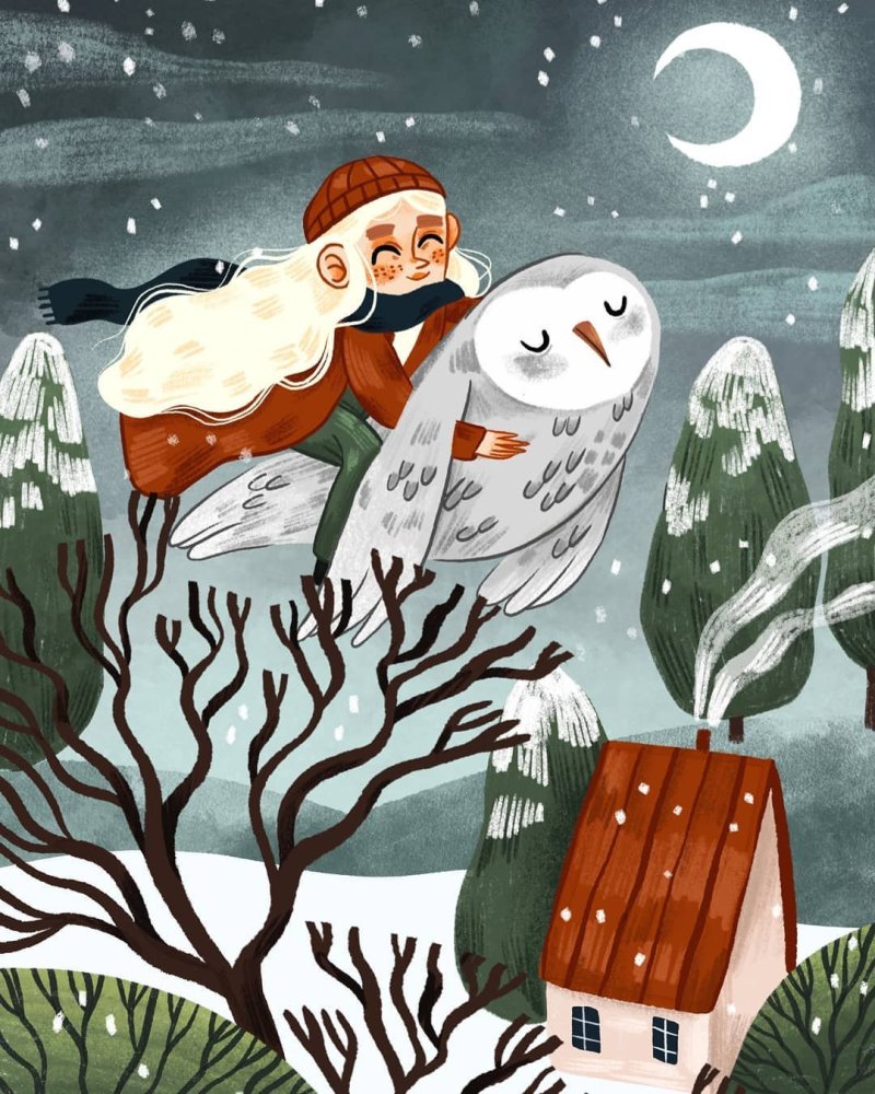 克罗地亚儿童绘本插画师izptica作品欣赏