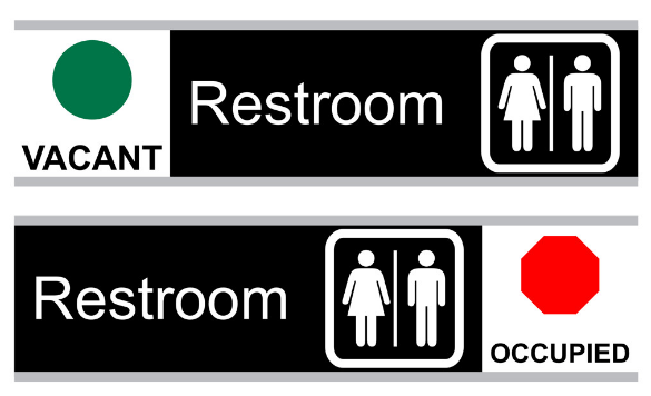 上厕所时被敲门,怎么用英语回答"里面有人"?