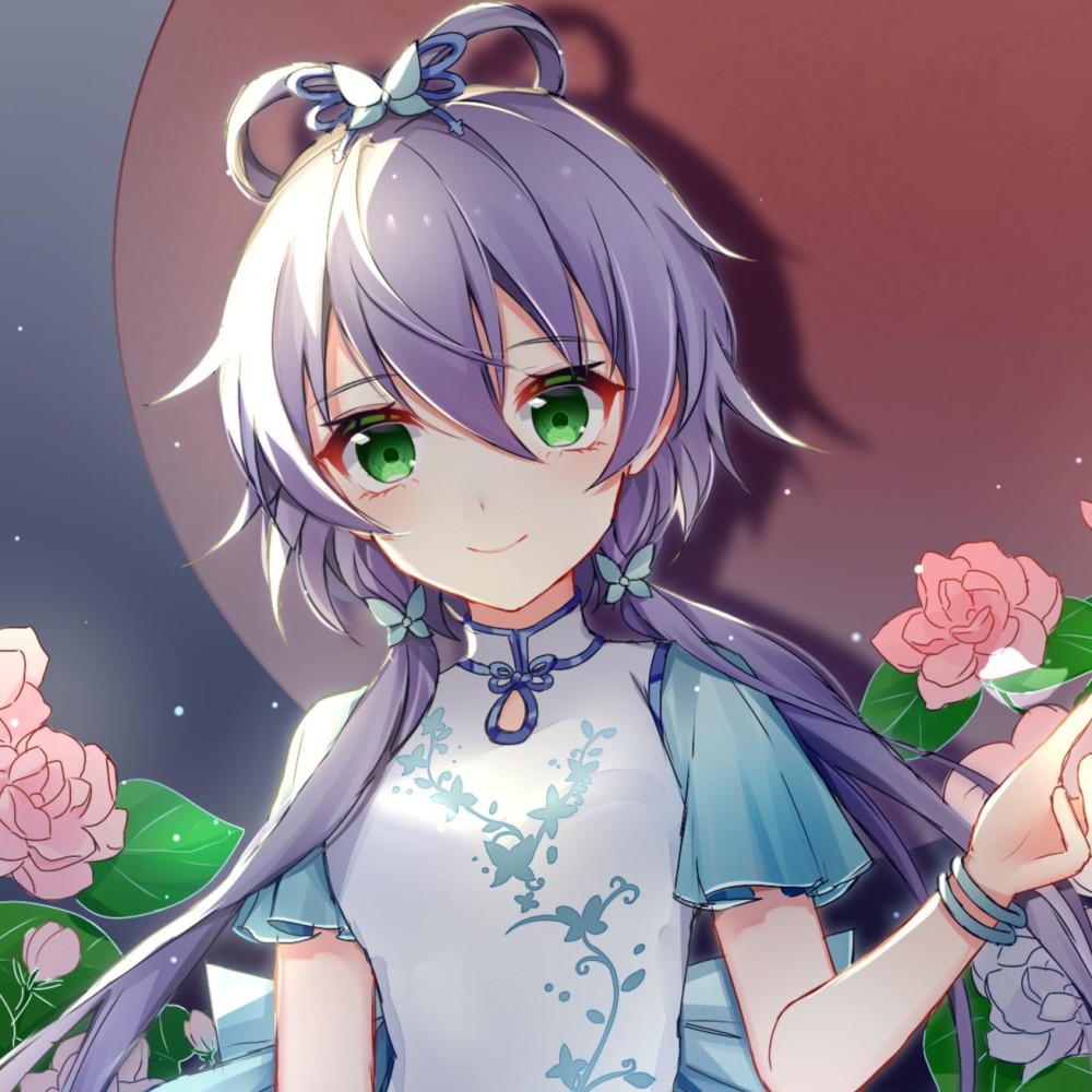 洛天依同人动漫头像活着不一定要鲜艳但一定要有自己的颜色