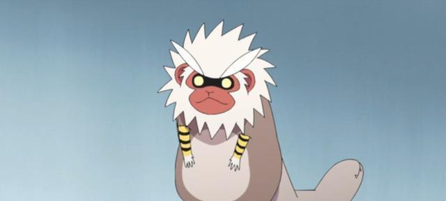 把川木瞬间推倒的通灵兽,就是前期博人传里出现过的鵺,原名是牛头天王