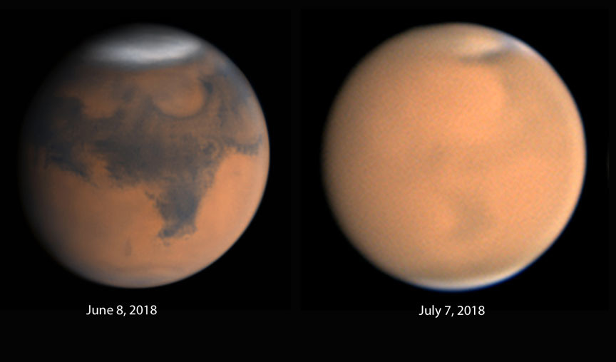 沙尘暴|地球沙尘暴和火星沙尘暴哪个更厉害？