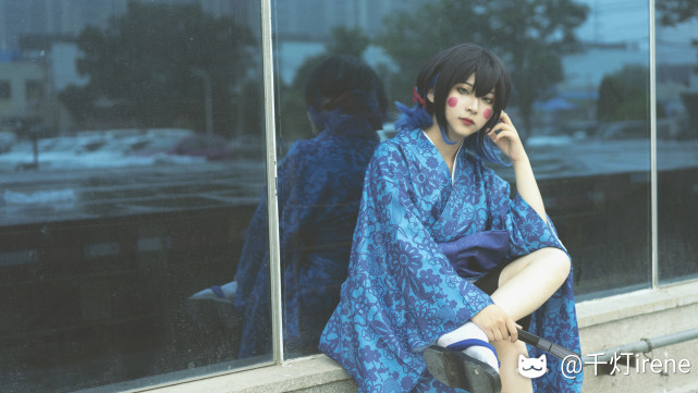 喵特cos鬼灭之刃花街猪子嘴平伊之助