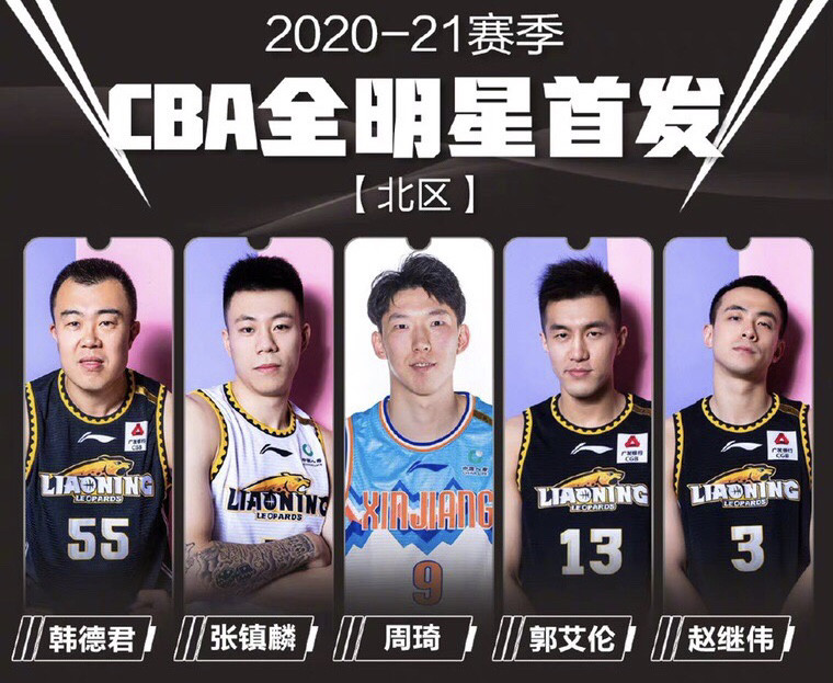 辽宁男篮球员近11年cba全明星赛技术统计五虎上将齐上场