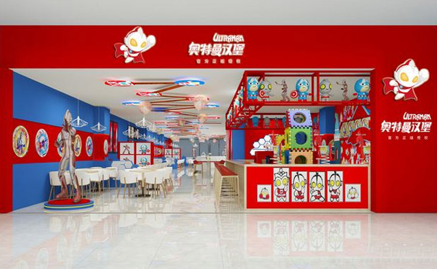 但"奥特曼之堡"的牛叉还不仅止于此,留意他们家的店铺设计风格-看完