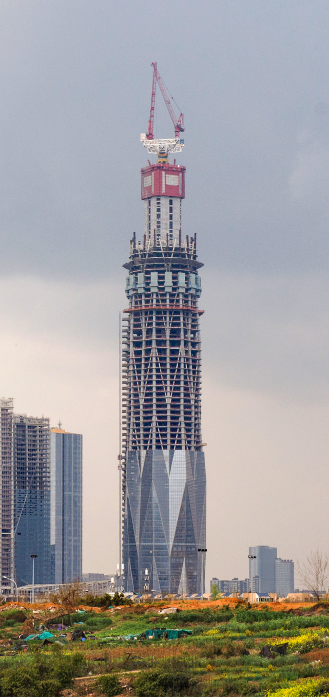 成都第一高楼蜀峰468预计7月封顶问鼎西南新高度