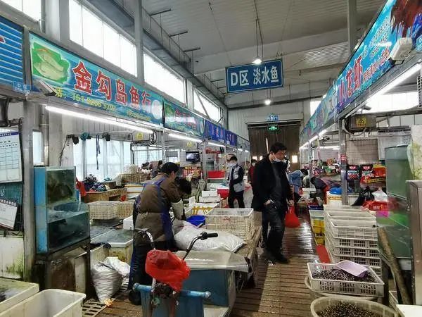 天气转暖,在青岛最大水产批发市场之一城阳水产市场淡水鱼销售区,有不