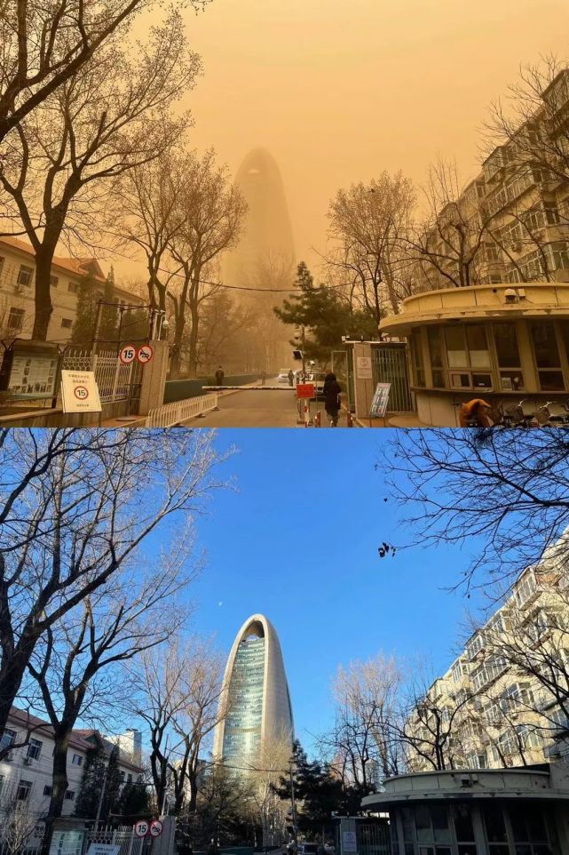 沙尘暴来袭北京空气质量已达严重污染