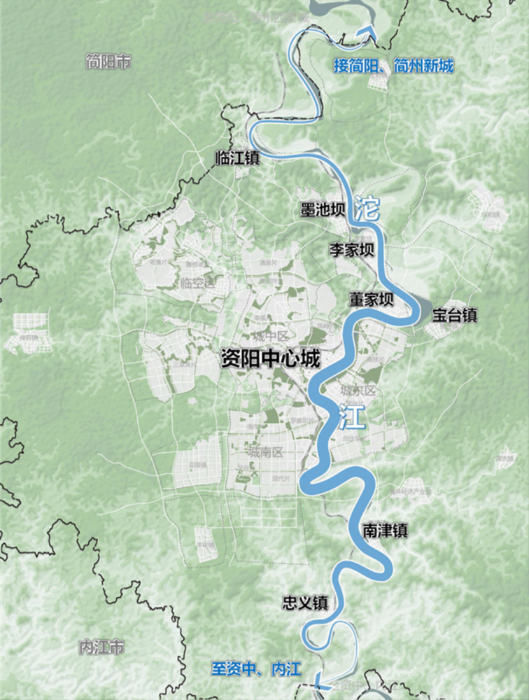 一等奖奖金200万元四川资阳面向国际征集一江两岸总体规划