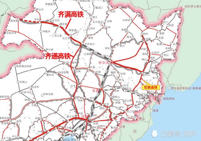 黑龙江铁路"看点":5年内还要规划2条高铁,3条普速铁路_腾讯新闻