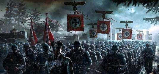 党卫军实际上一共三个师,帝国师和维京师大多负责战场作战,但是骷髅师