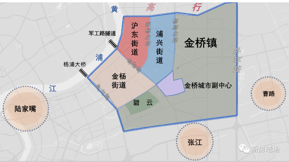 而金桥镇又包括了大名鼎鼎的碧云国际社区以及金桥加工区.