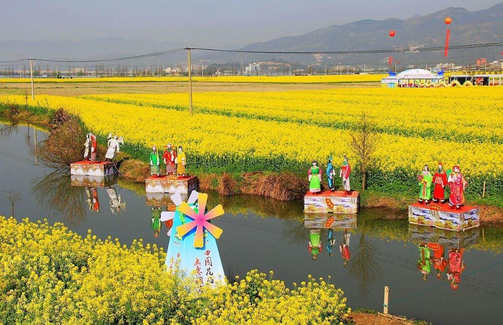 浙江这里是赏油菜花的胜地 赏花 农家采摘 垂钓 腾讯新闻