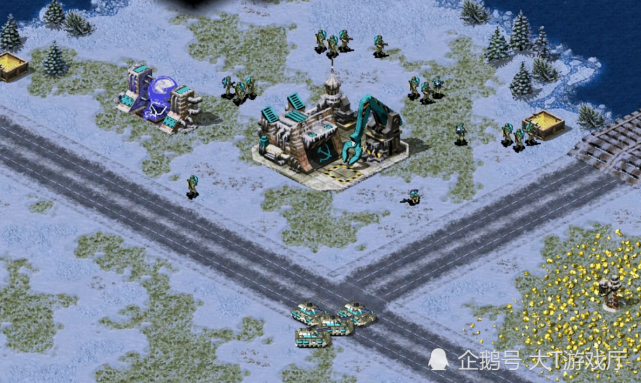红警北极圈地图是遭遇战最好的选择易守难攻适合萌新玩家