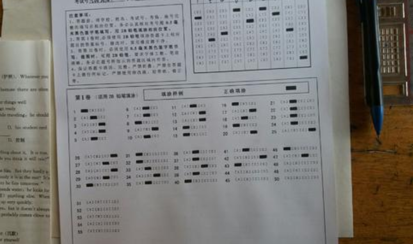 阅卷老师讨厌的答题卡不及格是在所难免老师想找打直说