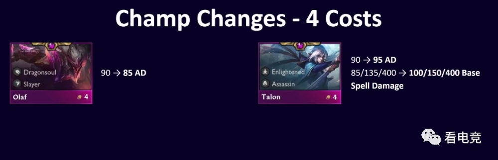云顶之弈:11.6更新内容,刺客英雄增强,可以用他们上分了