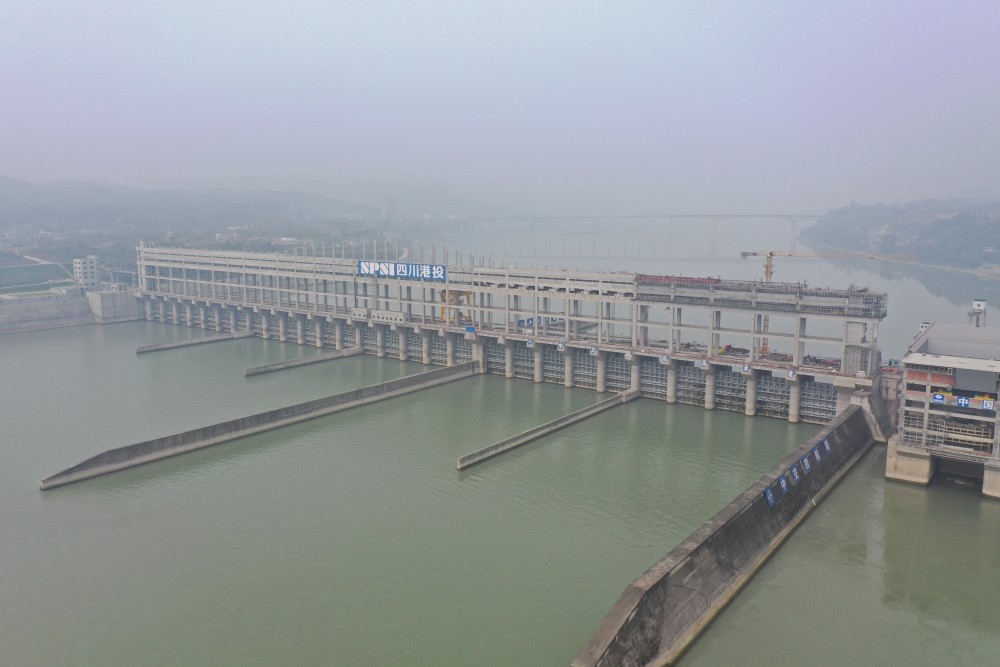 岷江犍为航电枢纽9台机组全部安装完成预计月底所有机组并网发电