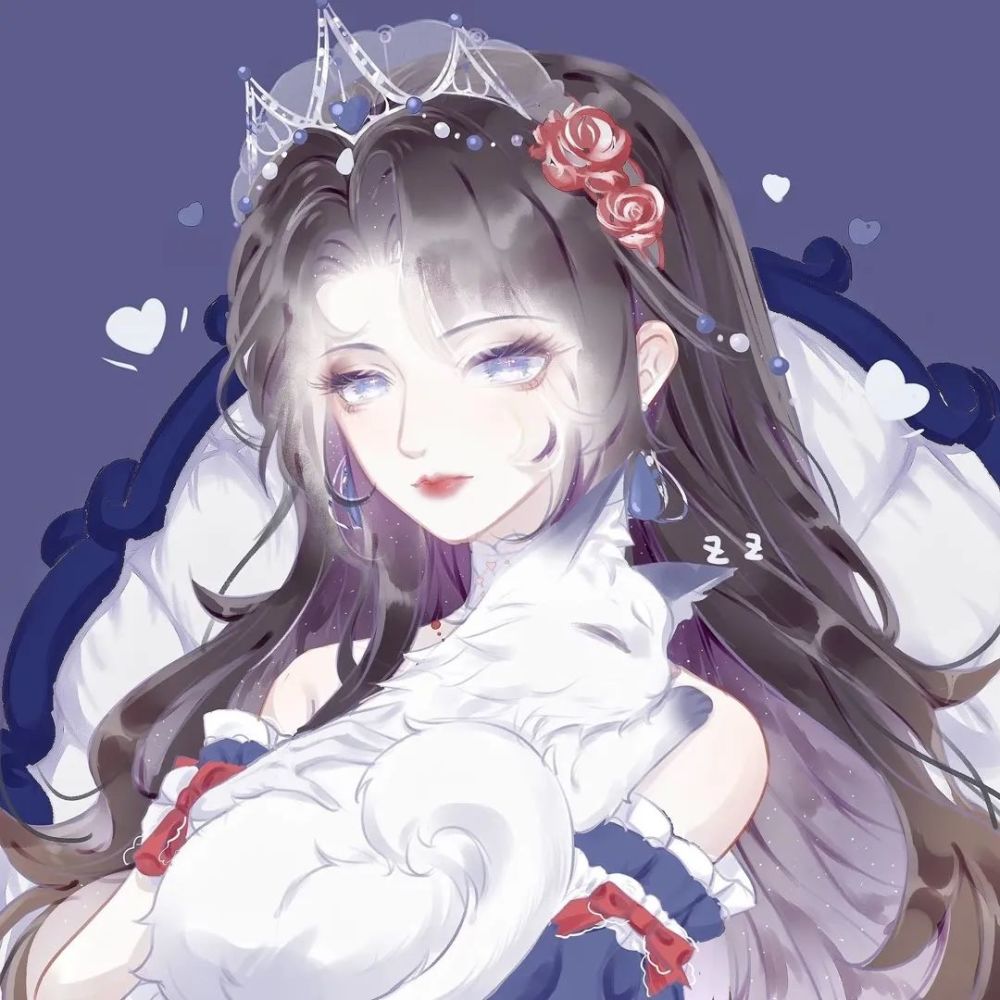 动漫女生头像我看着日出与日落幻想着梦想与未来