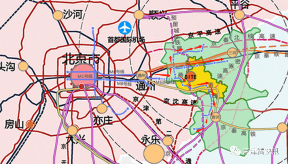 北三县都喜提地铁规划皆大欢喜吧