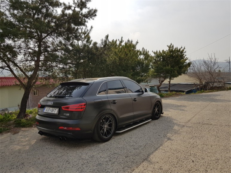 奥迪q3气动避震低姿态改装案例 airbft气动避震