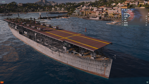 美军的航母教父从未被世人遗忘兰利号重现战舰世界