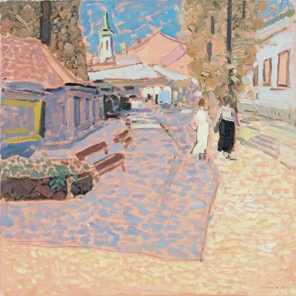 写意油画的高度——毛岱宗,以思代笔,以情入画,色彩中体会真意_腾讯