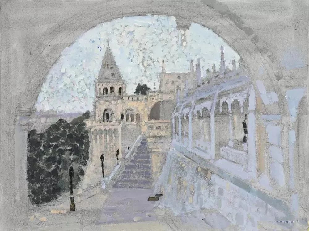 写意油画的高度——毛岱宗,以思代笔,以情入画,色彩中体会真意_腾讯