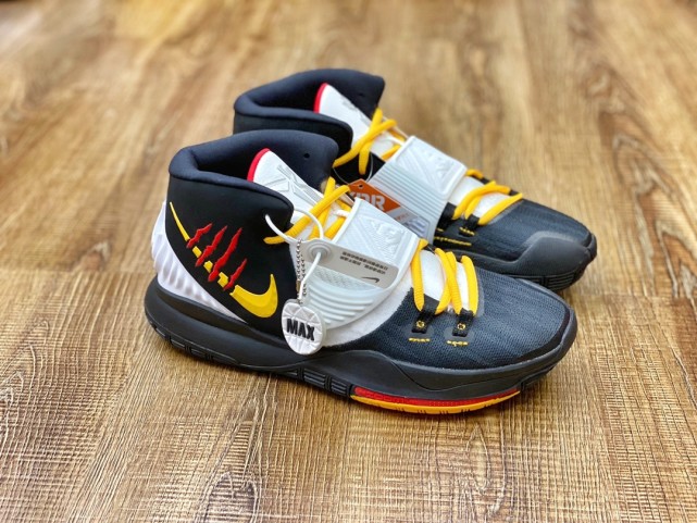 欧文6最终章李小龙限定曼巴精神黑白黄篮球鞋