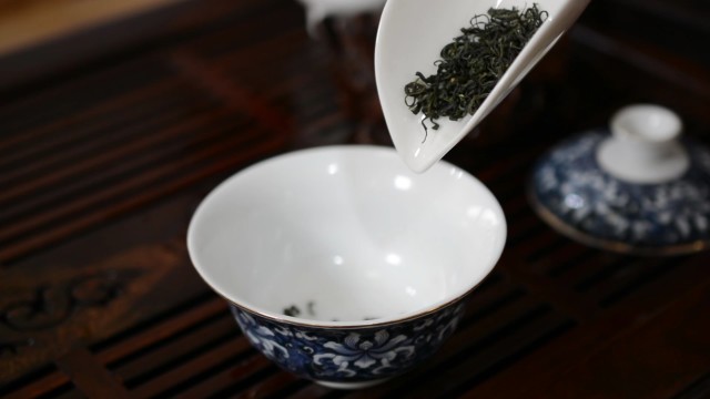 茶湯欣賞綠茶信陽毛尖